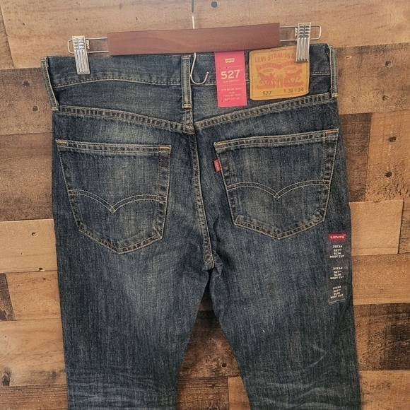 New Levi's 527 Slim Bootcut Jeans sz 31 x 34 - Picture 5 of 11
